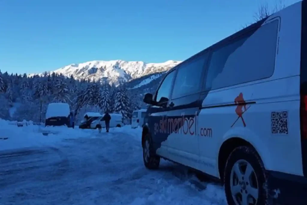 Luxury ski chalet stay in Meribel with mountain views