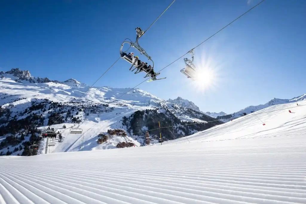 Easy ski slope access with Meribel lift pass